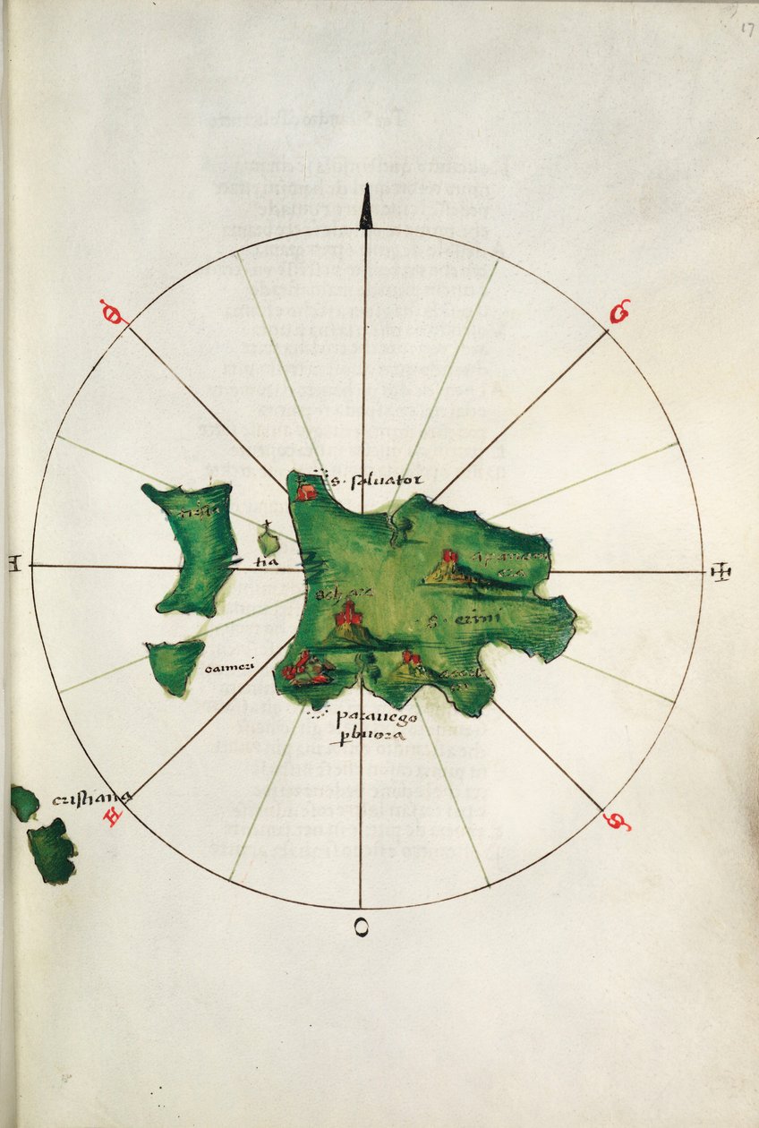 Santorini, Sonety, asi 1485 (pergamen) od Bartolomeo da li Sonetti