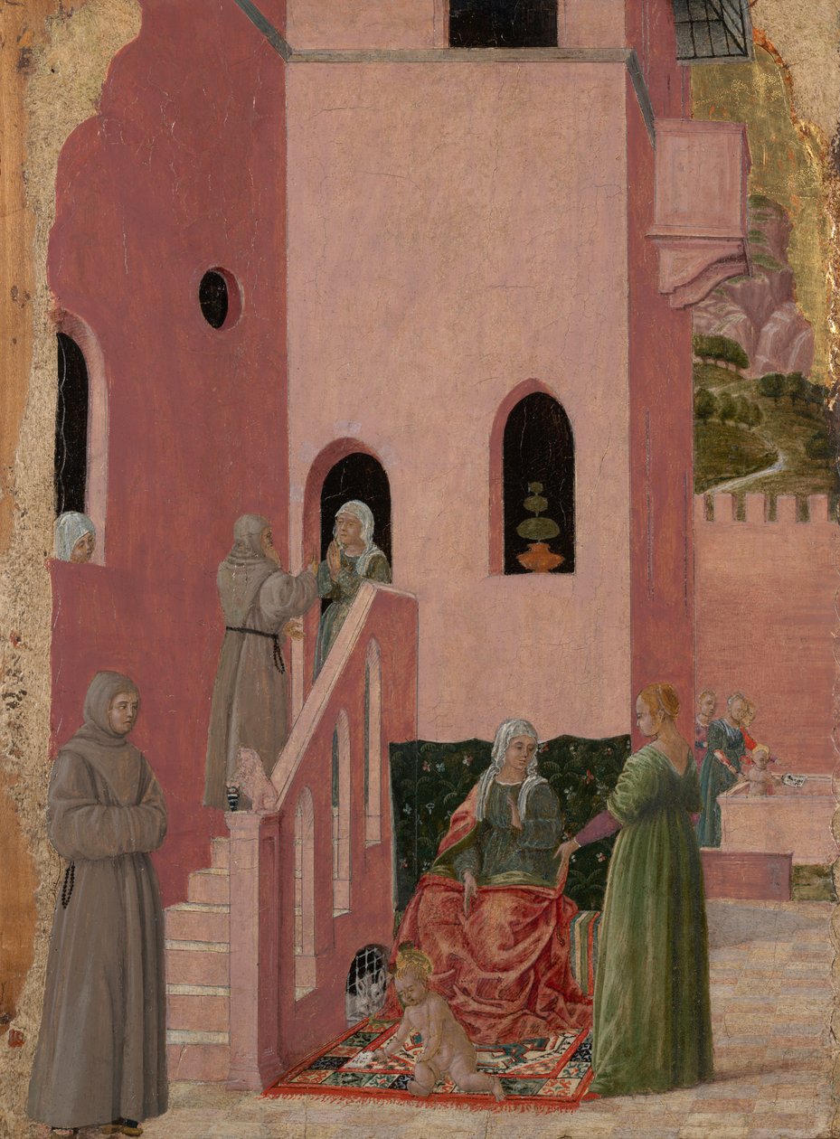 Narození svatého Tomáše Akvinského od Bartolomeo degli Erri