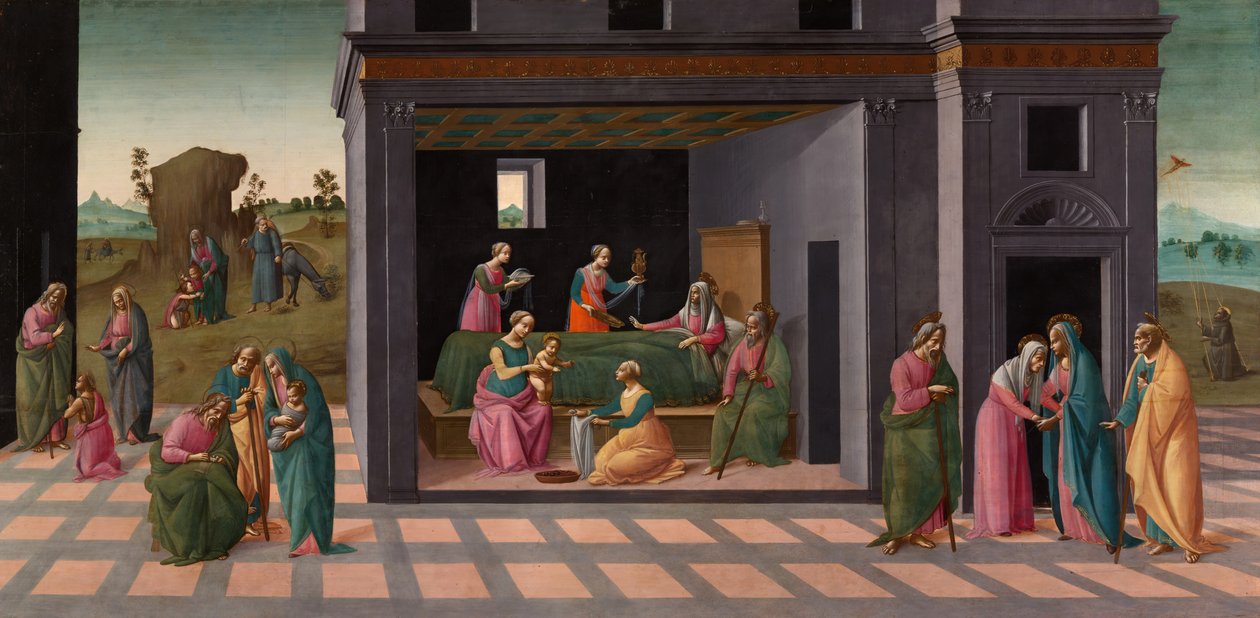 Scény ze života svatého Jana Křtitele, 149095. od Bartolomeo di Giovanni