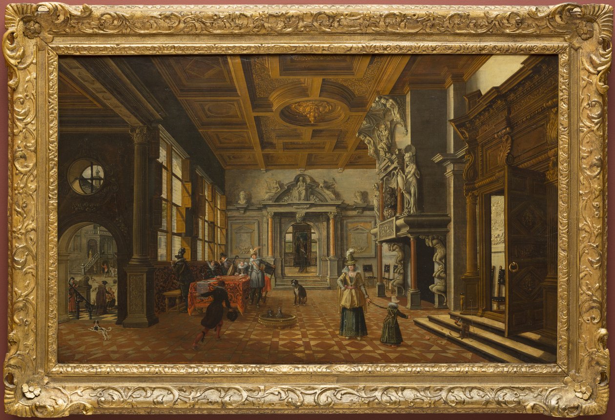 Návrat marnotratného syna, mezi 1616 a 1620 (olej na dubovém panelu) od Bartolomeus van Bassen