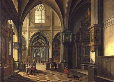 Interiér katedrály od Bartolomeus van Bassen