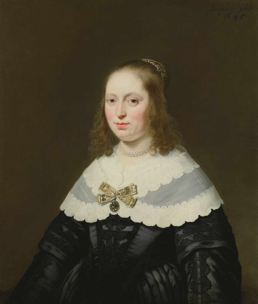 Portrét Sophie Tripové, manželky Balthasara Coymanse od Bartolomeus van der Helst