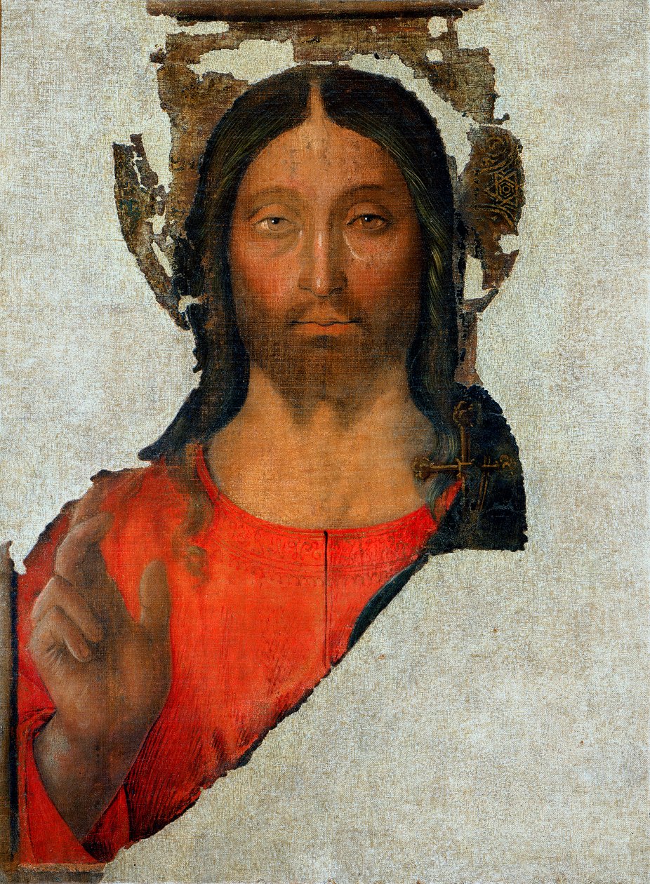 Žehnající Kristus od Bartolommeo Suardi Bramantino