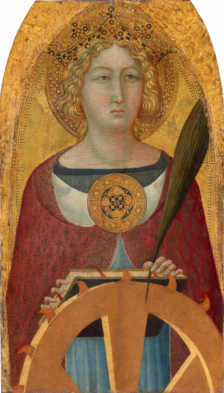 Svatá Kateřina Alexandrijská, c. 13351340. od Bartolommeo Bulgarini