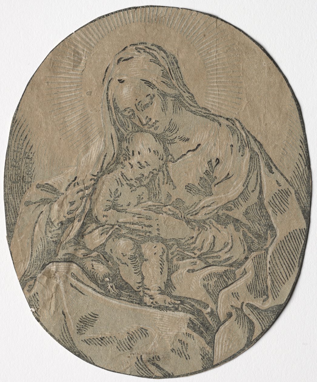 Madonna a dítě od Bartolommeo Coriolano