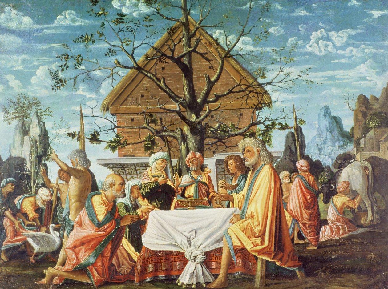 Filemon a Baucis, kolem 1500 od Bartolommeo Suardi Bramantino