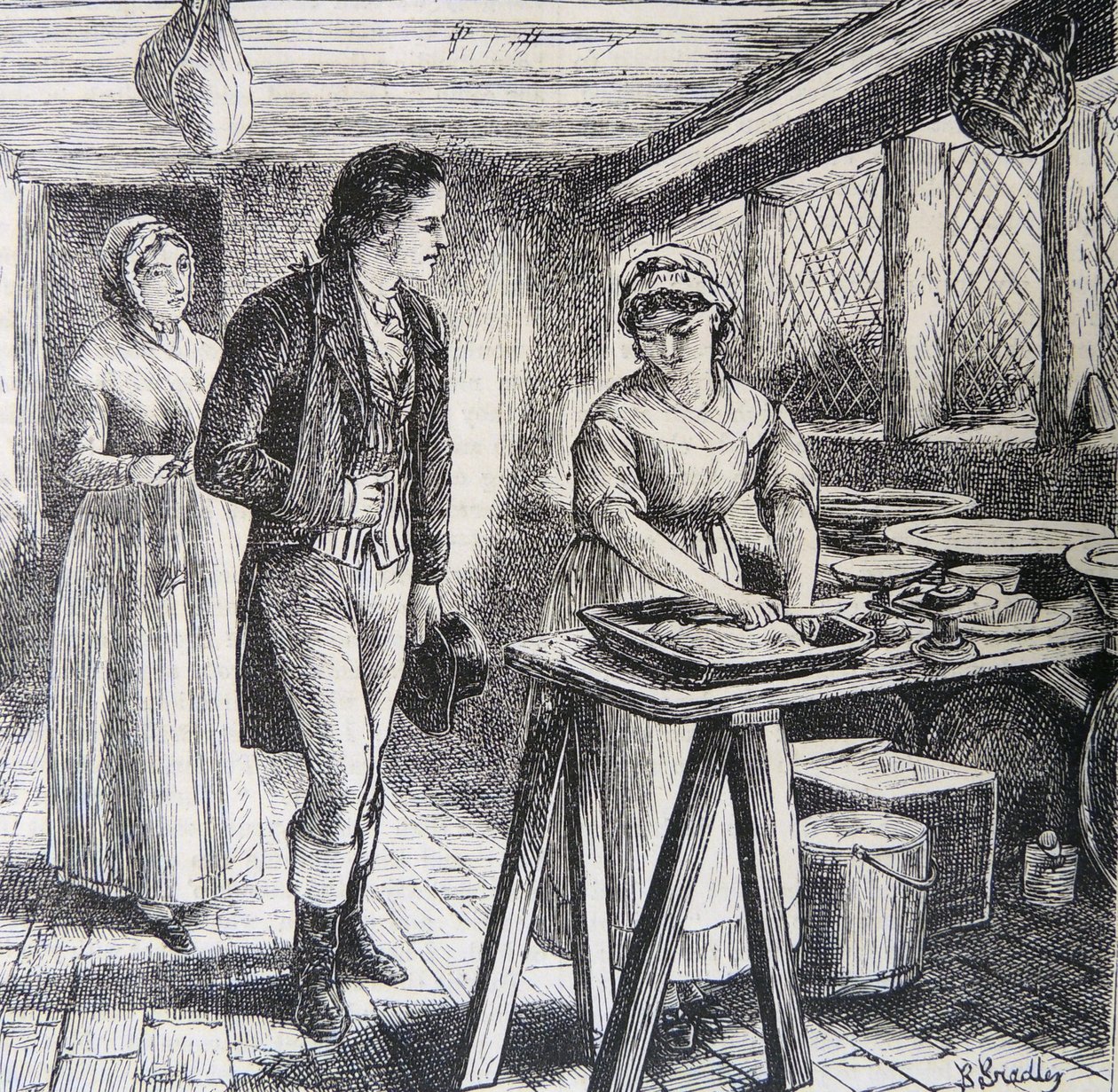Hetty Sorrel, 1859 od Basil Bradley
