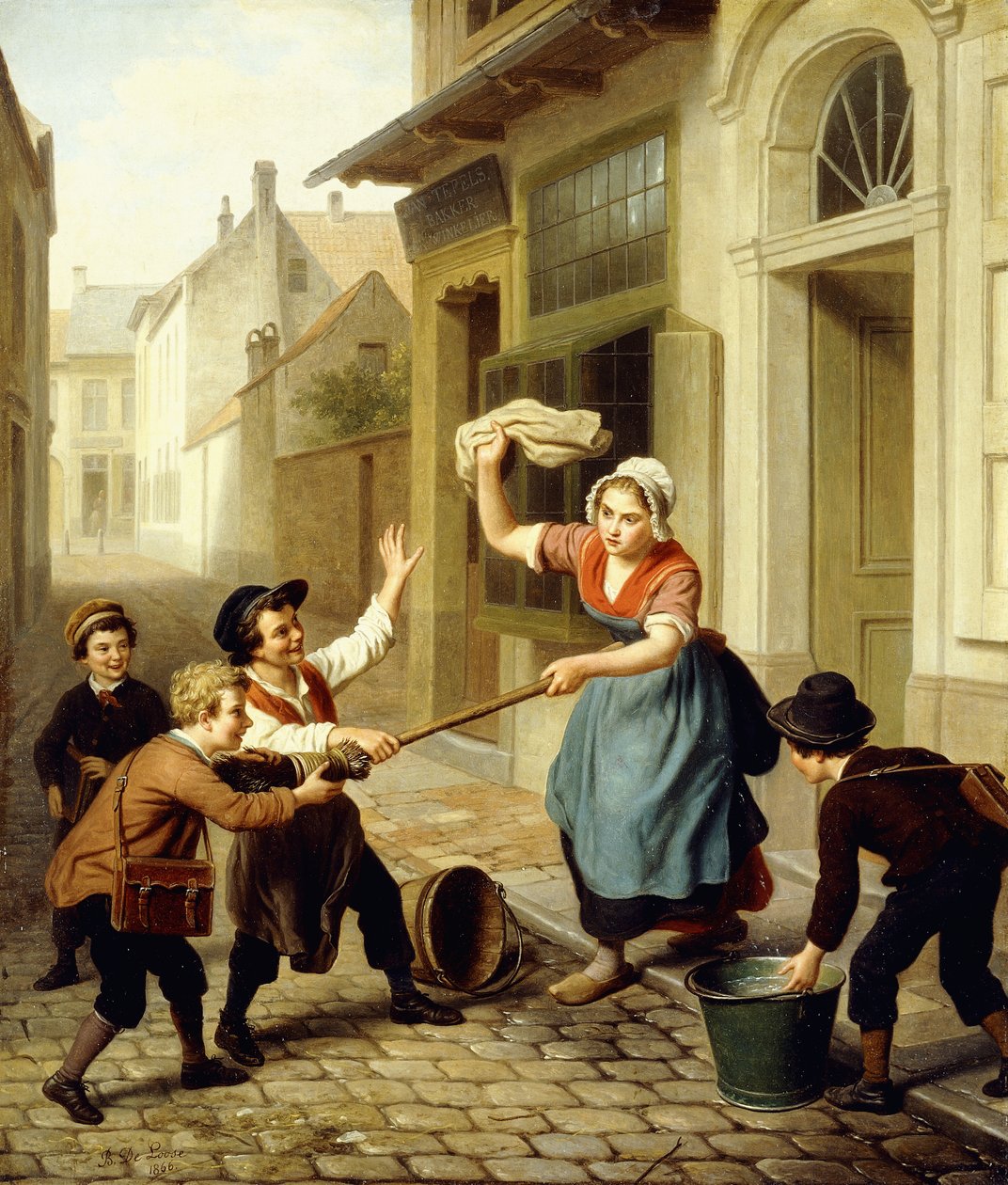 Pranksters, 1866 od Basile de Loose