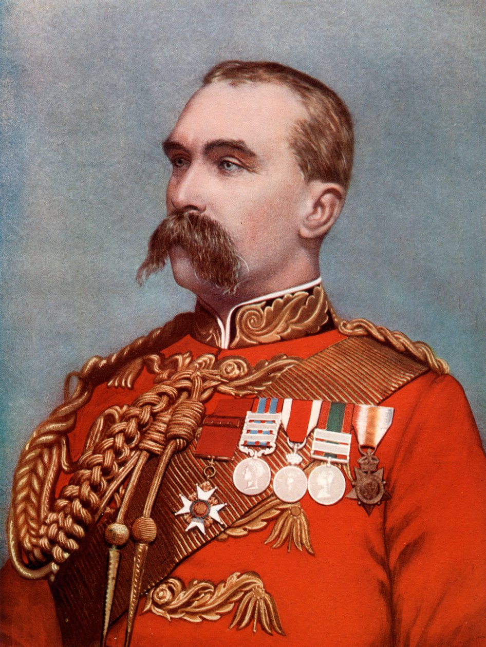 Generálporučík Alfred Gaselee, velící britským silám v Číně, 1902. od Bassano Studio