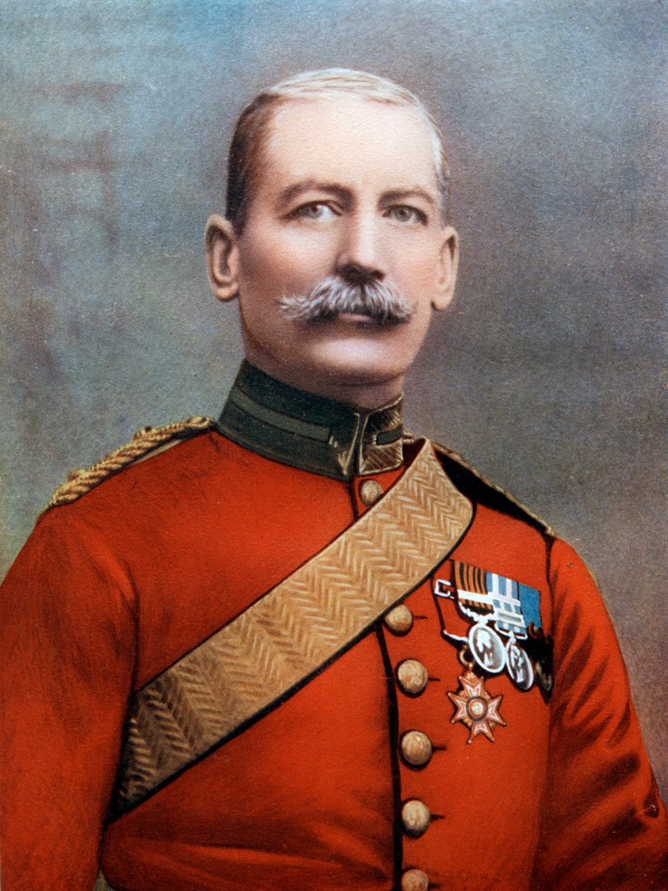 Generálmajor JBB Dickson, velící 4. jízdní brigádě, South Africa Field Force, 1902. od Bassano Studio