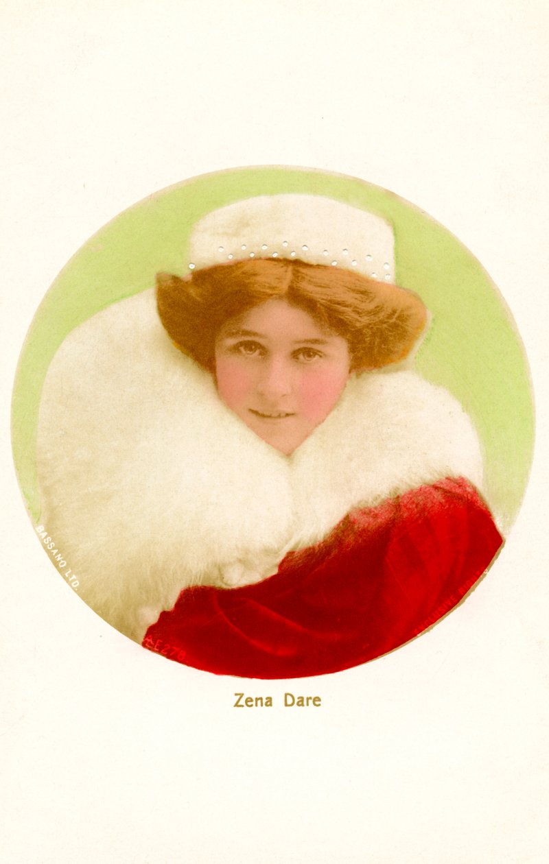 Zena Dare 1887-1975, anglická herečka, začátek 20. století. od Bassano Studio