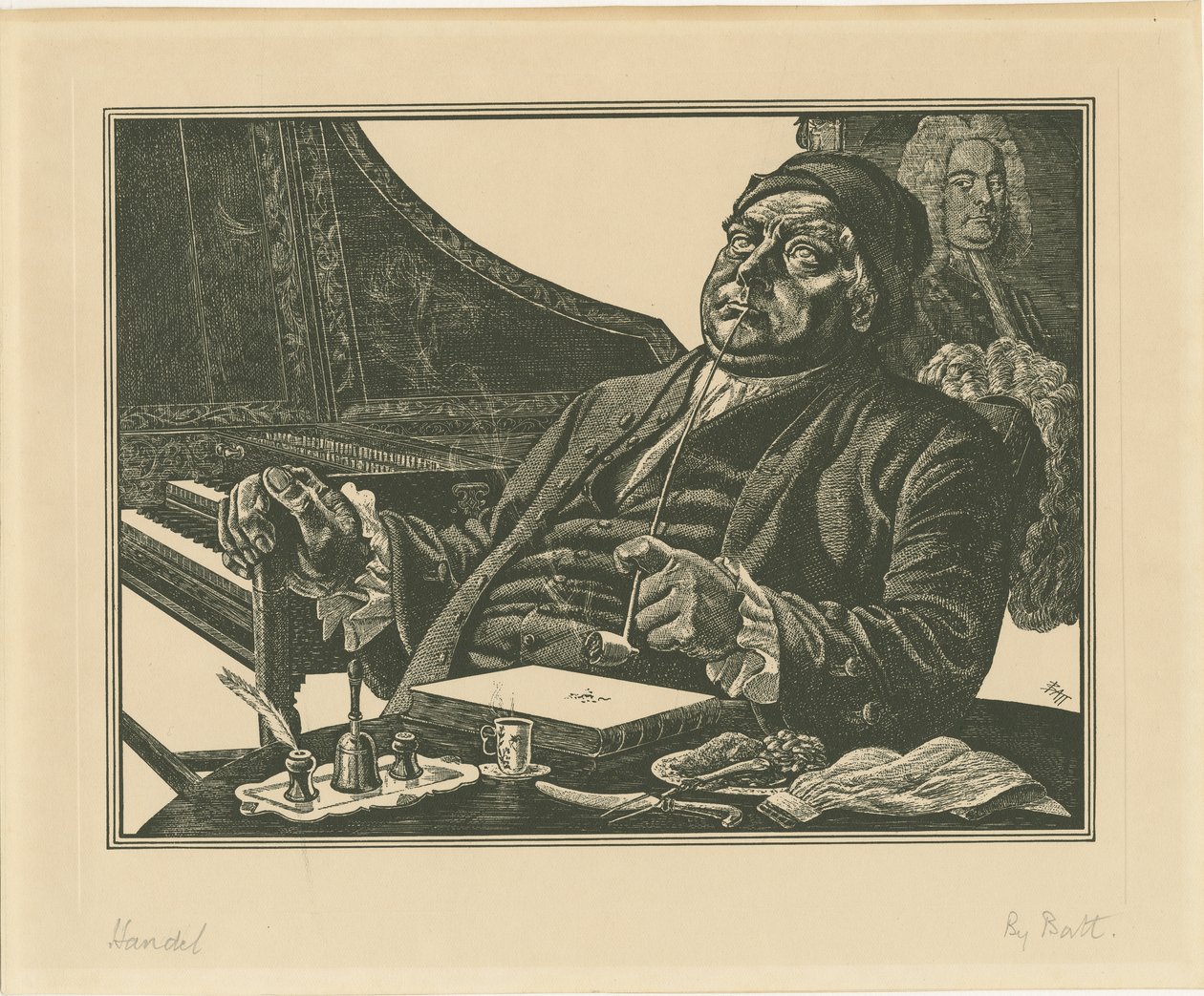 Händel, kolem roku 1930 od Batt