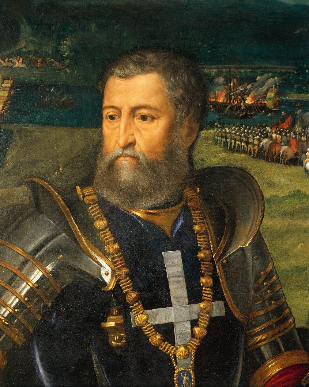 Itálie, Modena, Portrét Alfonse I d