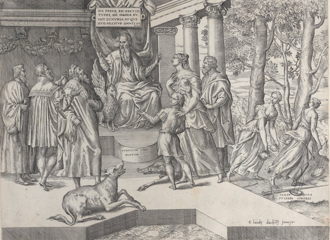 Zkorumpovaný soudce, 1565-73. od Battista del Moro