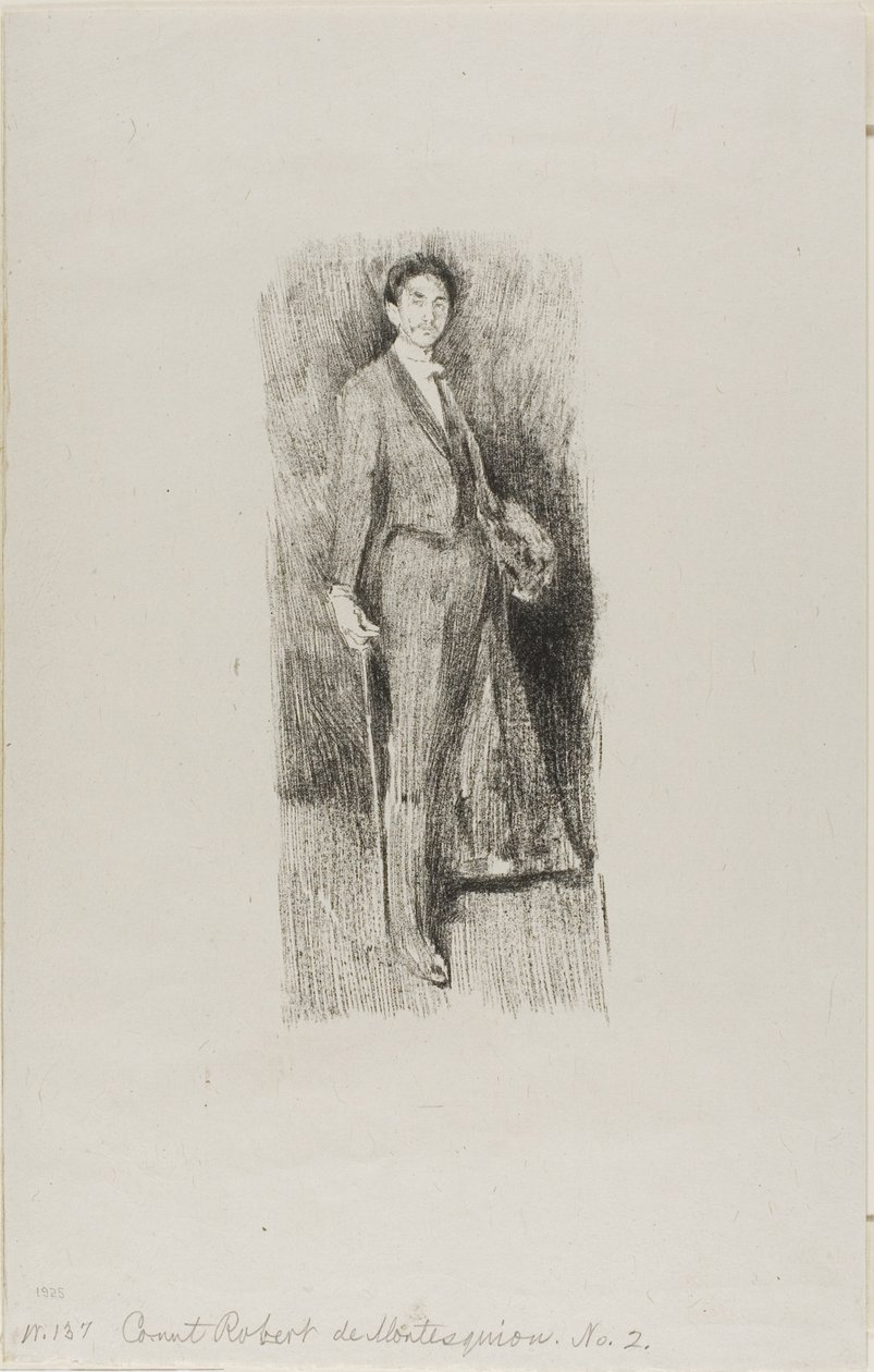 Hrabě Robert de Montesquiou od Beatrix Godwin Whistler