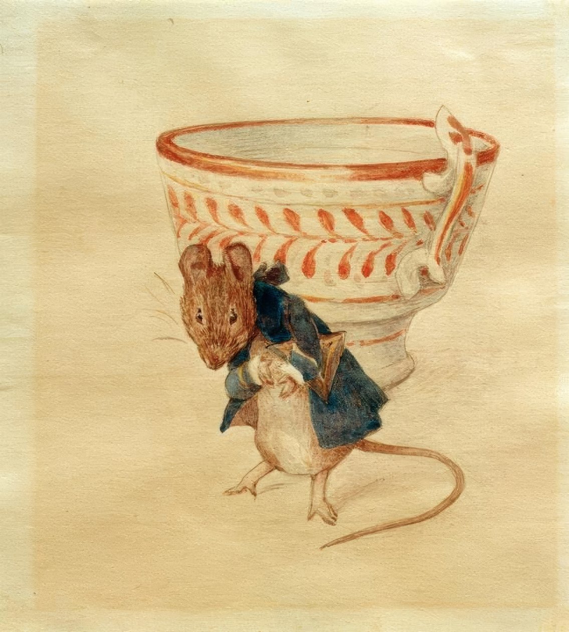 Pan Myš se ukloní před šálkem čaje od Beatrix Potter