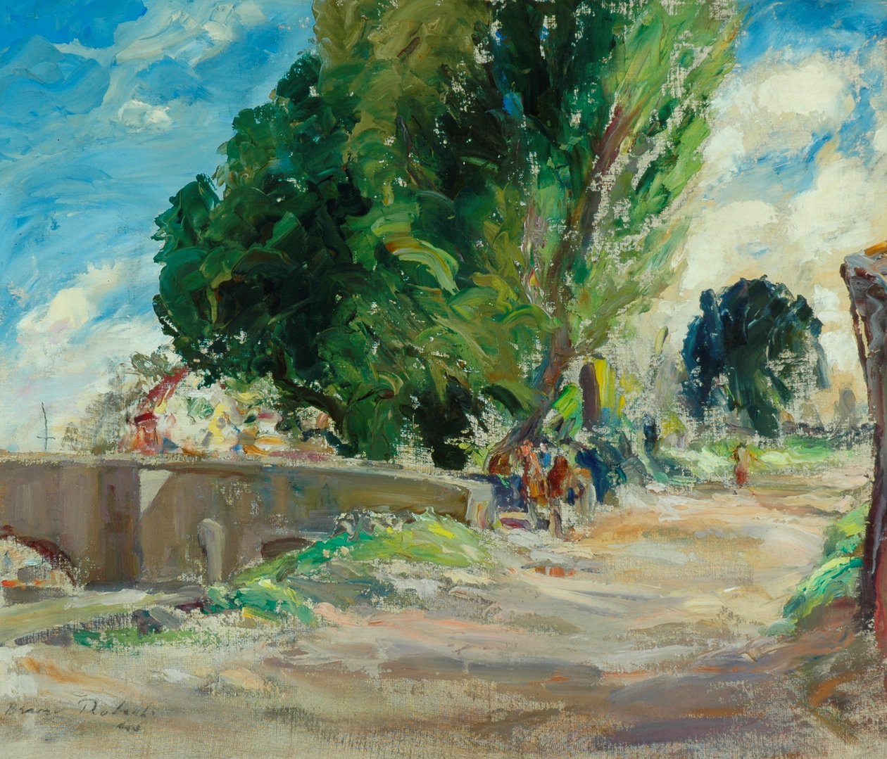 Větrný den, 1945 od Beaver Roberts