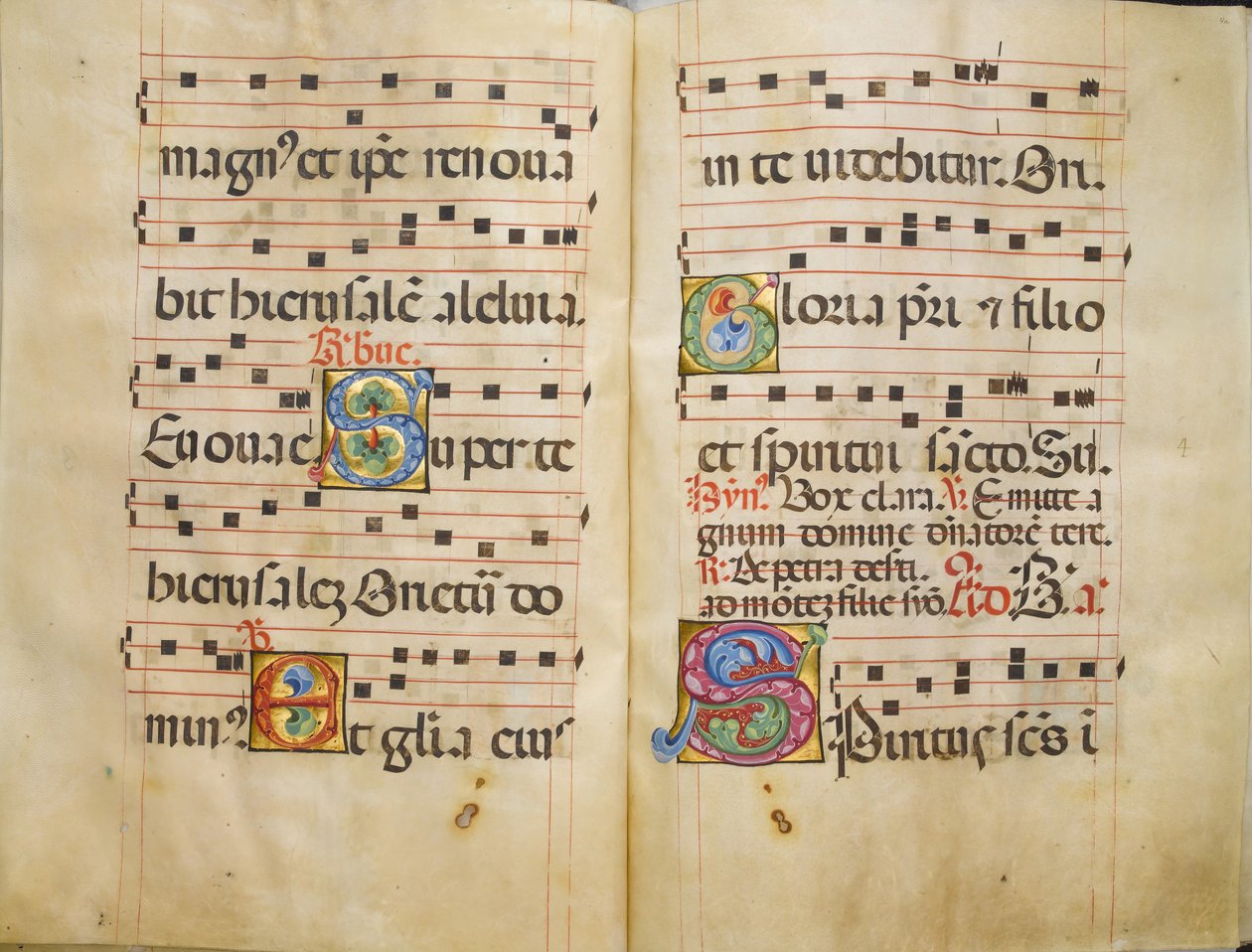 Benediktinský antifonář, ca. 1467-70. od Belbello da Pavia