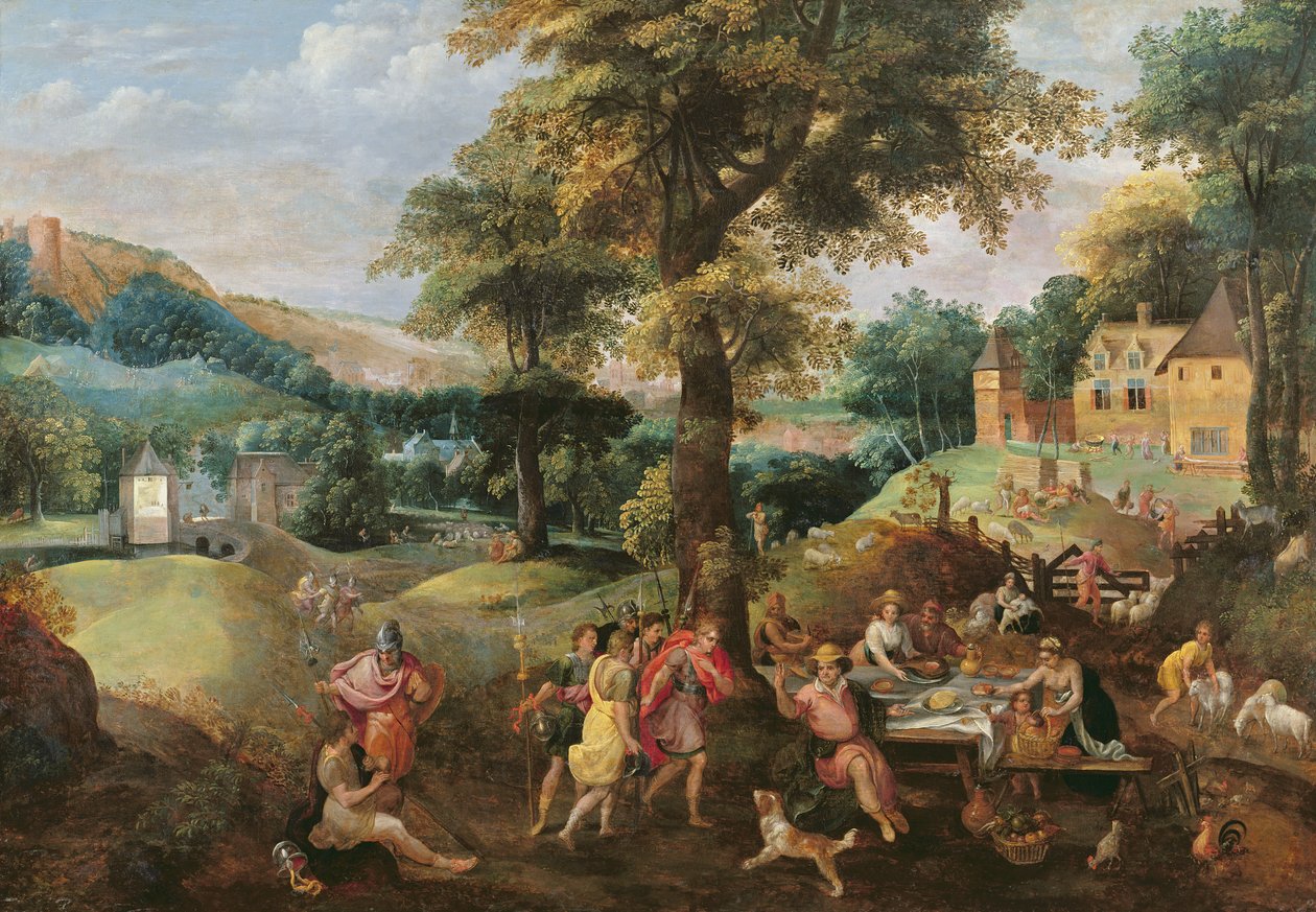 Cincinnatus přijímá římské zástupce od Belgian School