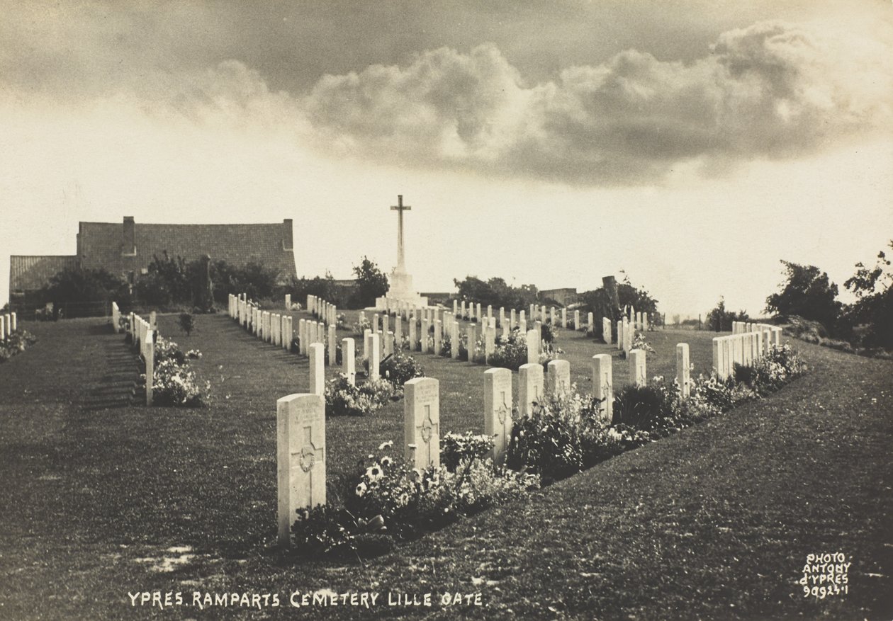 Hřbitov valů (brána Lille), Ypry od Belgian Photographer