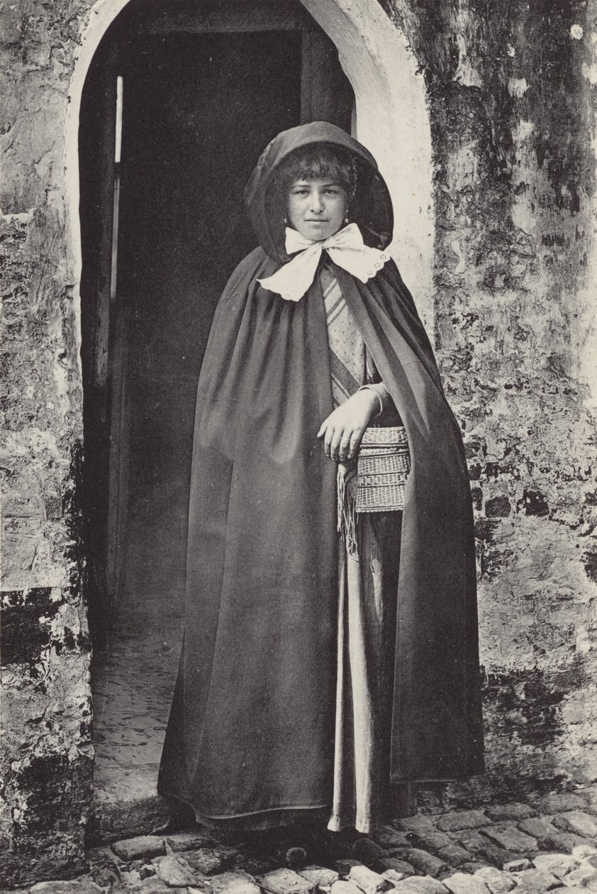 Mladá dívka z Brugg (čb fotografie) od Belgian Photographer