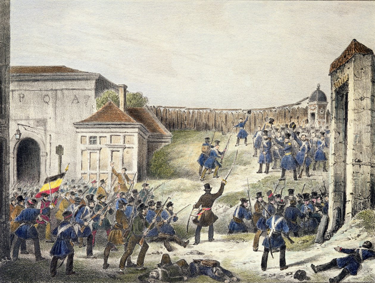 Antverpy: Poslední útok holandských vojsk, 27. října 1830 od Belgian School