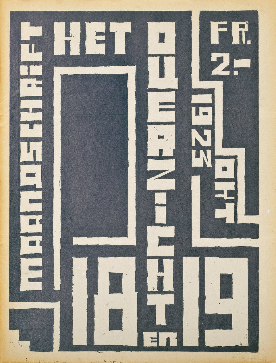 Obálka vydání časopisu „The Overview“ z roku 1923, 1923 od Belgian School