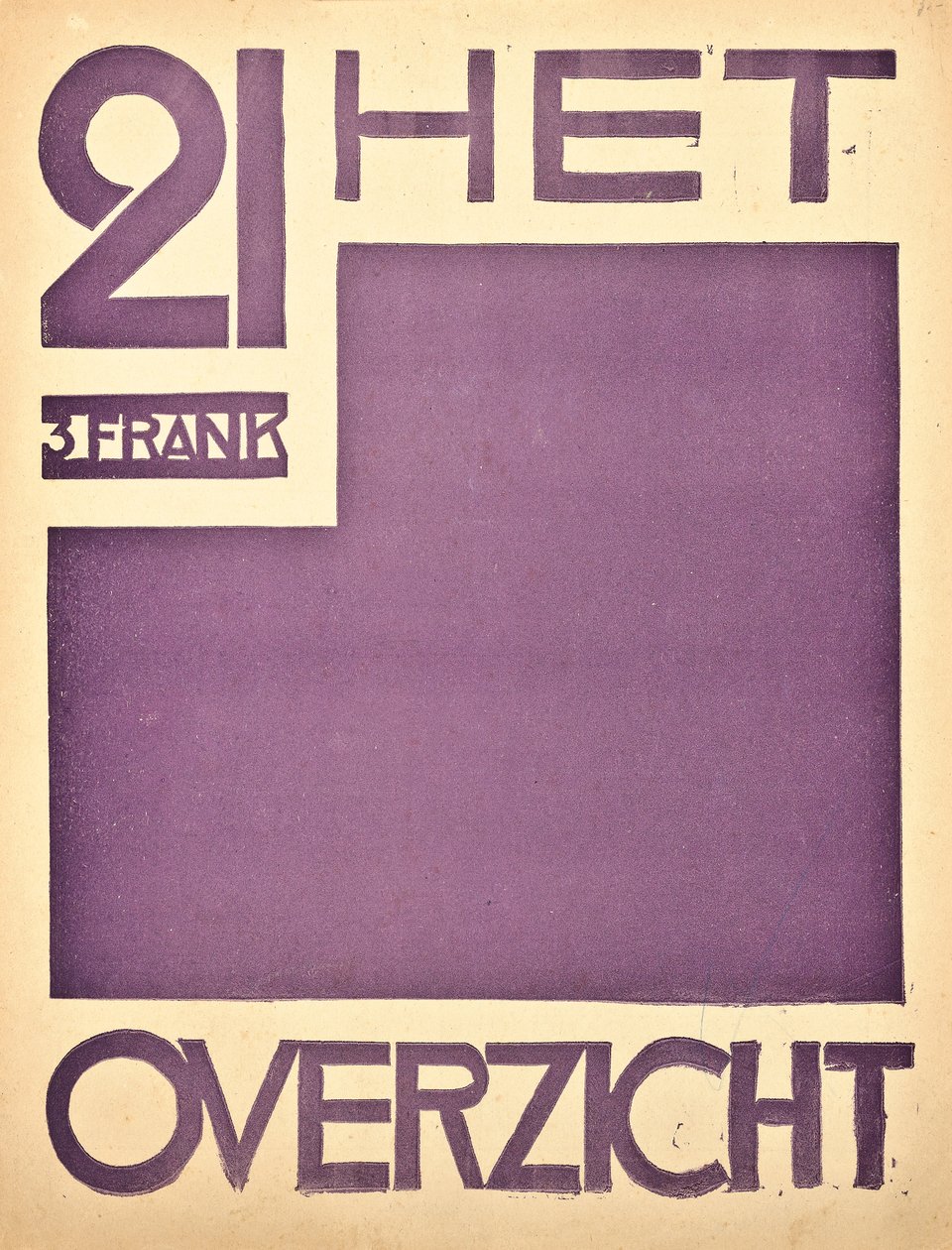 Obálka časopisu "Přehled", c. 1922-1925 od Belgian School