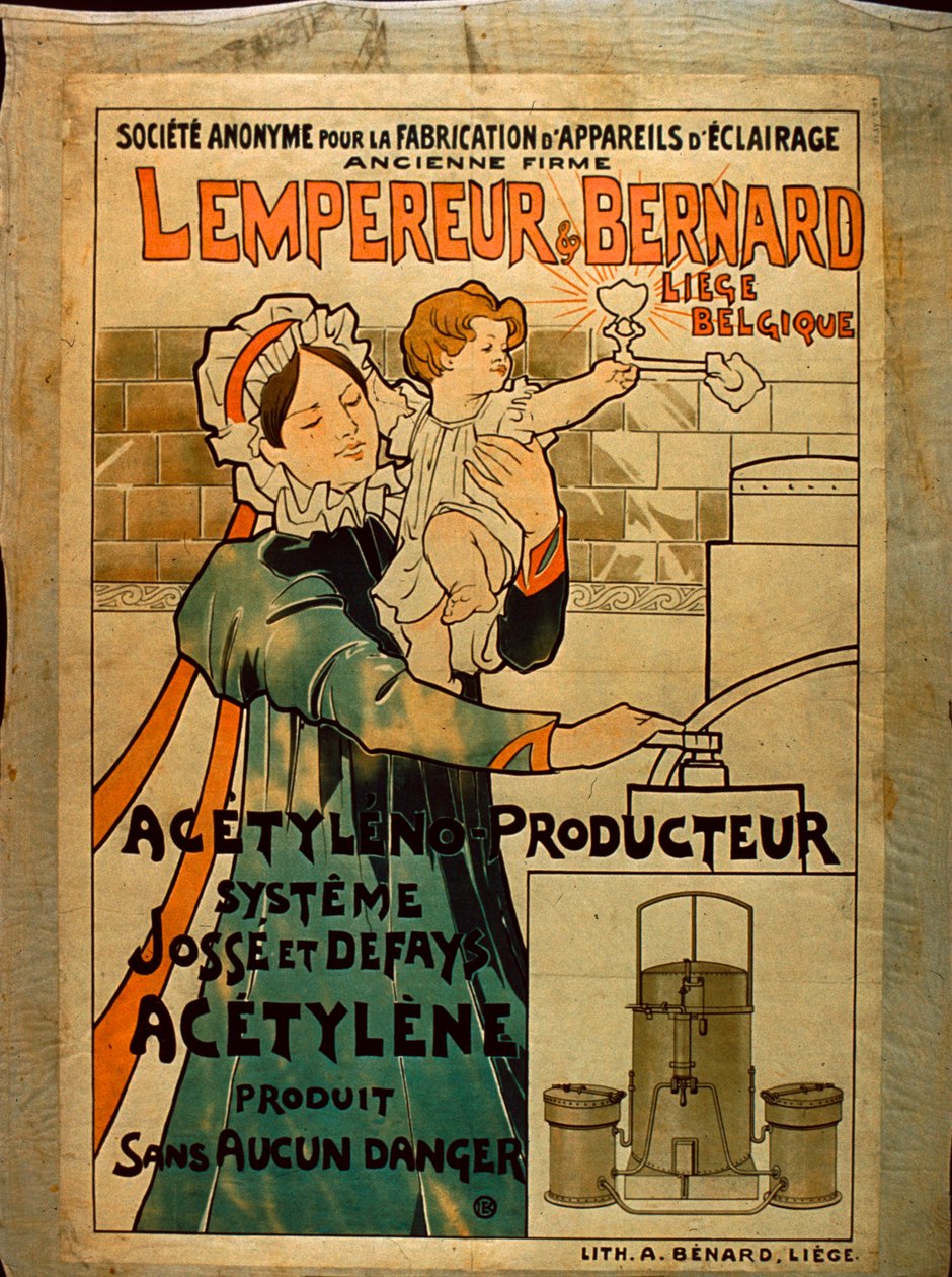 Acetylenové osvětlení Lempereur & Bernard od Belgian School