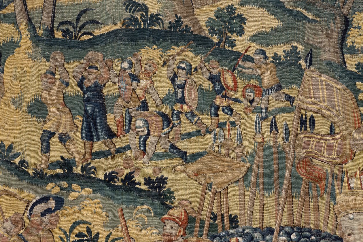 Příběh Cyruse II. Velikého, kolem roku 1590 (tapisérie) od Belgian School