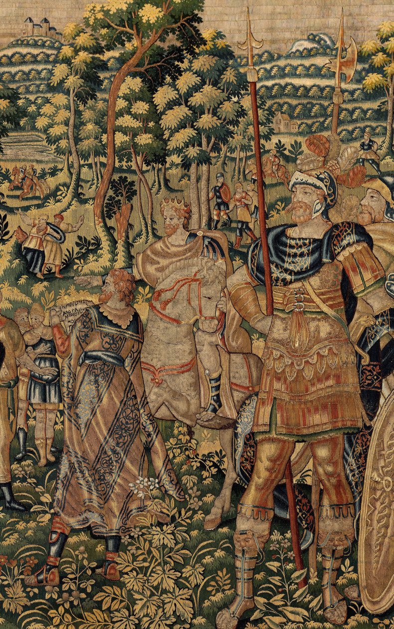 Příběh Cyruse II. Velikého, kolem roku 1590 (tapisérie) od Belgian School