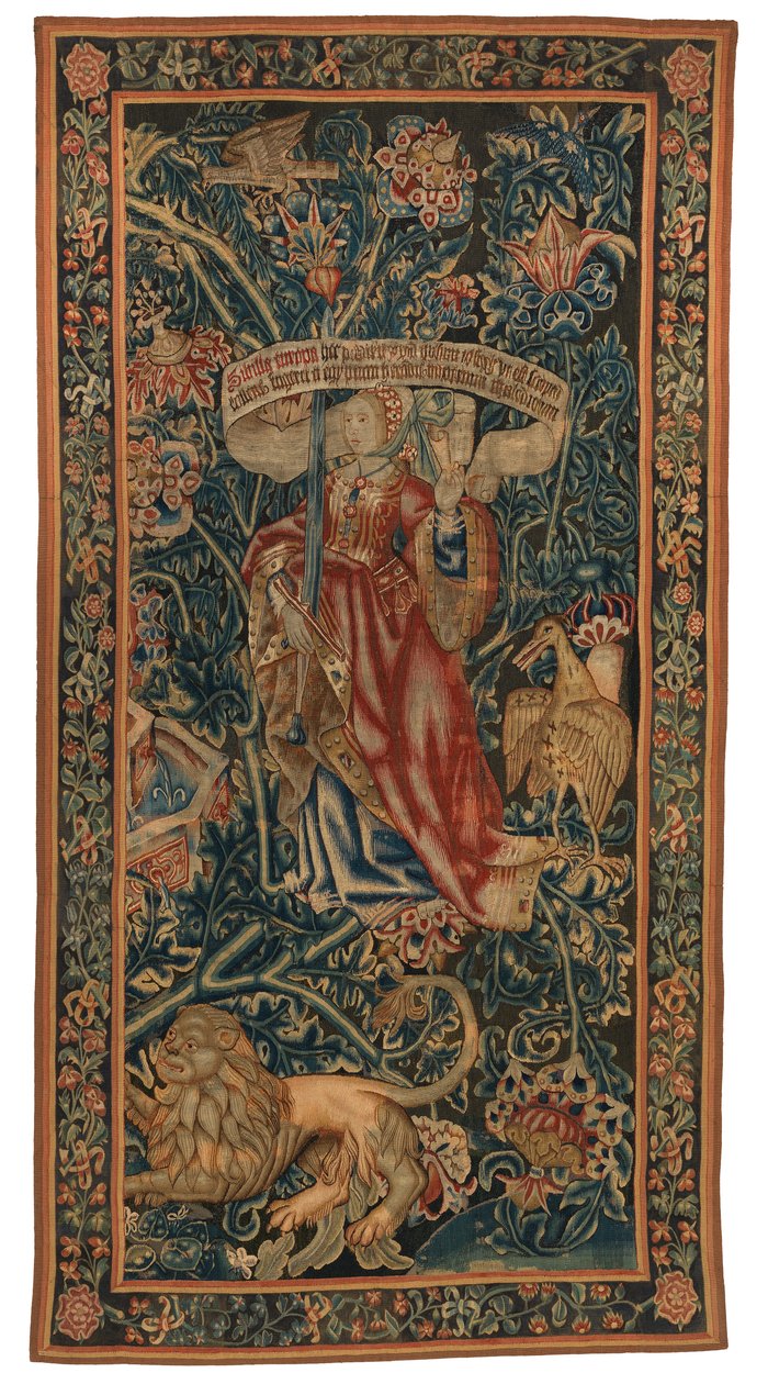 Gobelín, Sibylla Europa (jedna ze souboru šesti Sibyl obsahujících 46.134 až 45.139) s názvem 