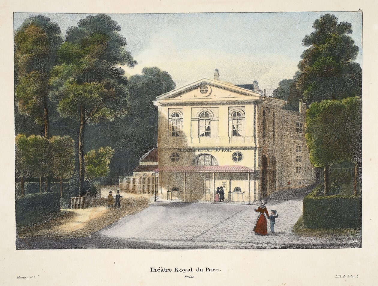 Royal Park Theatre, cca 1895 (fotochrom) od Belgian School