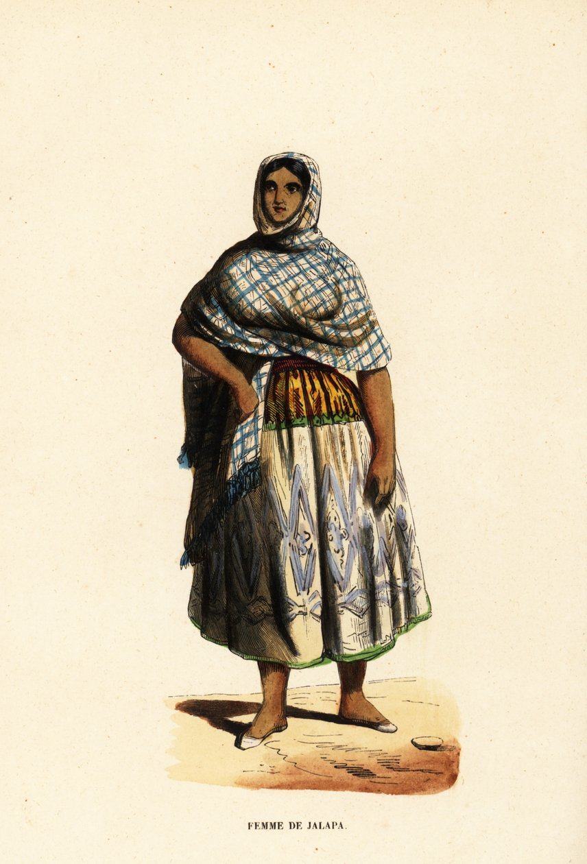 Žena z města Xalapa, Veracruz, Mexiko od Belgian School