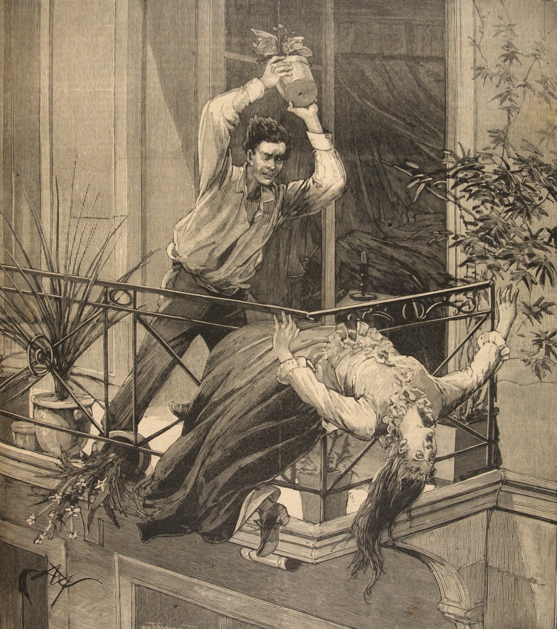Matka zabitá svým synem z ‚Le Petit Parisien‘, 20. září 1891 od Beltrand and Clair Guyot, E. Dete