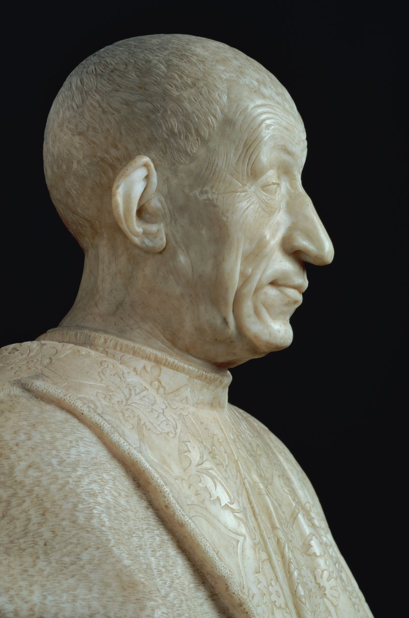 Busta Pietra Melliniho, 1474 (mramor) od Benedetto da Maiano