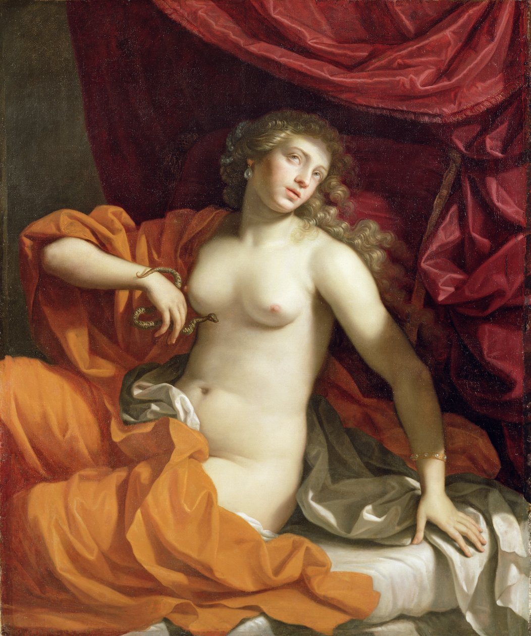 Kleopatra, kolem 1674-75 od Benedetto the Younger Gennari