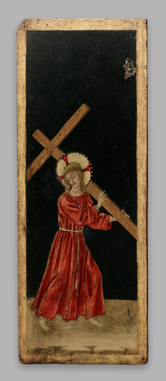 Kristus nesoucí kříž; Kristus Vykupitel; ukřižování od Benedetto Bonfigli