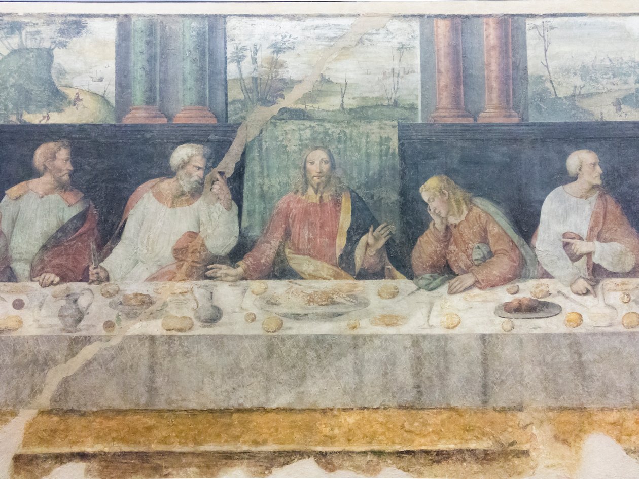 Poslední večeře, detail od Benedetto Coda