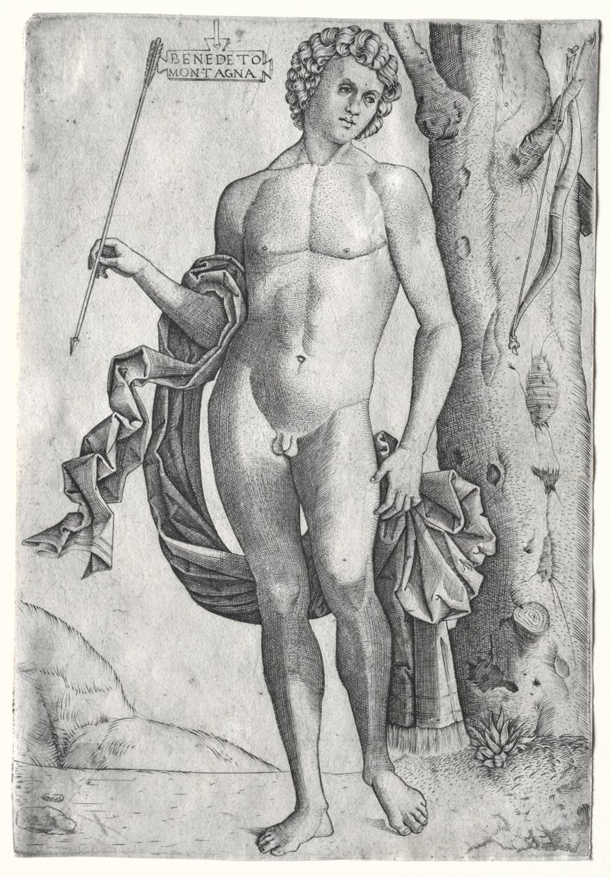 Muž s šípem, c. 1515. od Benedetto Montagna
