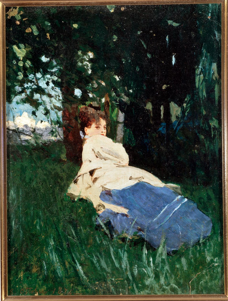 Donna Erminia (olej na plátně od Benedetto Musso