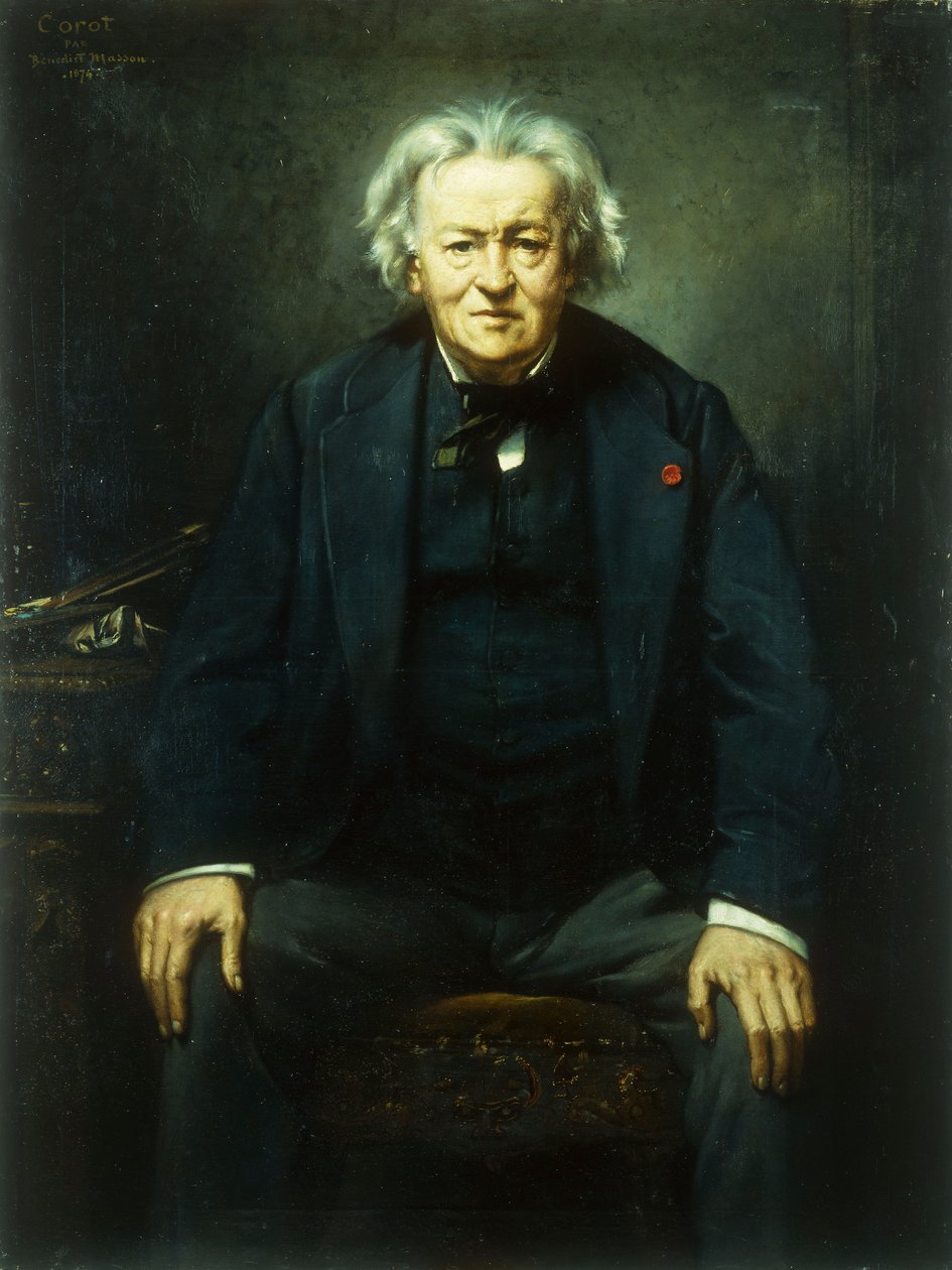 Portrét Jean Baptiste Camille Corot, 1874 od Benedict Masson