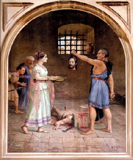 Beheading of St. John the Baptist English: Beheading of St. John the Baptistn od Benedito Calixto