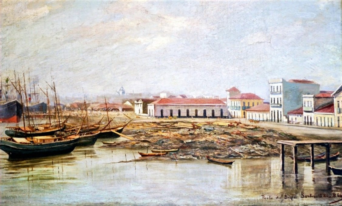 Biskupský přístav v roce 1886n od Benedito Calixto