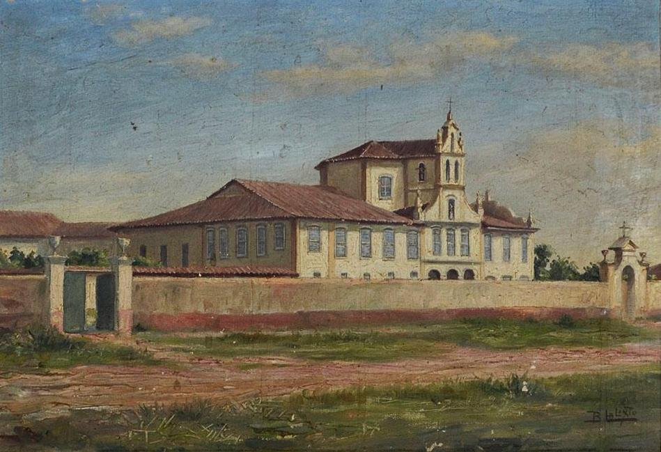 Vzpomínka na Pannu Marii světla v Sao Paulu - 1860n od Benedito Calixto