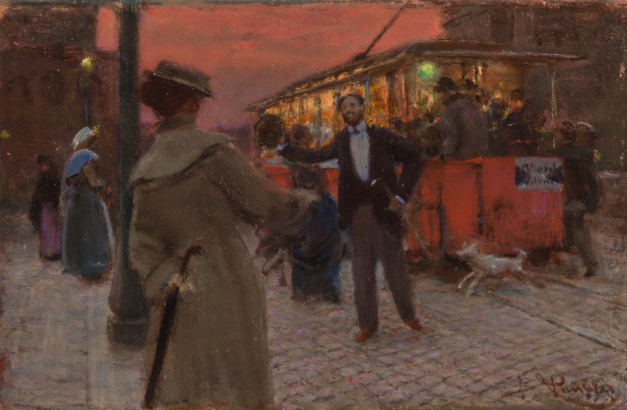 Římská tramvaj, 1905 od Benes Knupfer