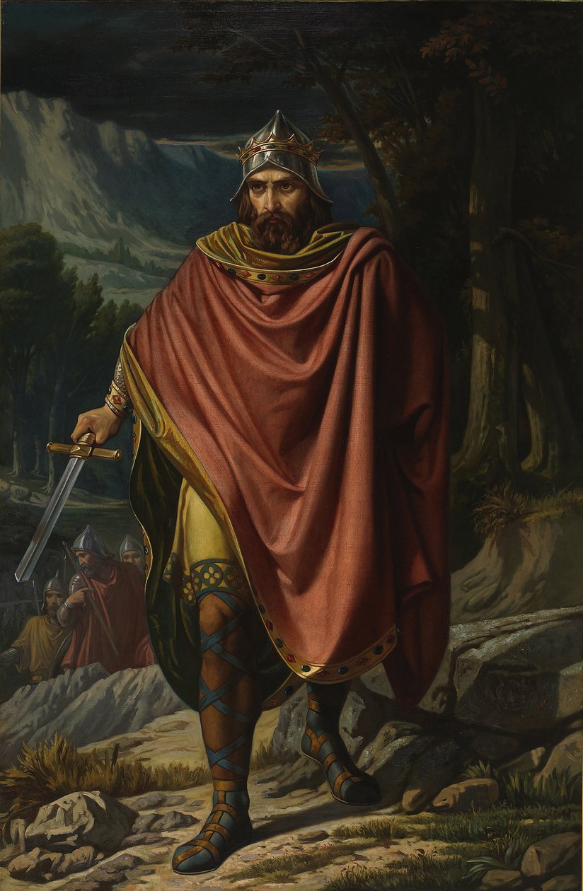 Witteric, vizigótský král, polovina 19. století od Benito Soriano Murillo