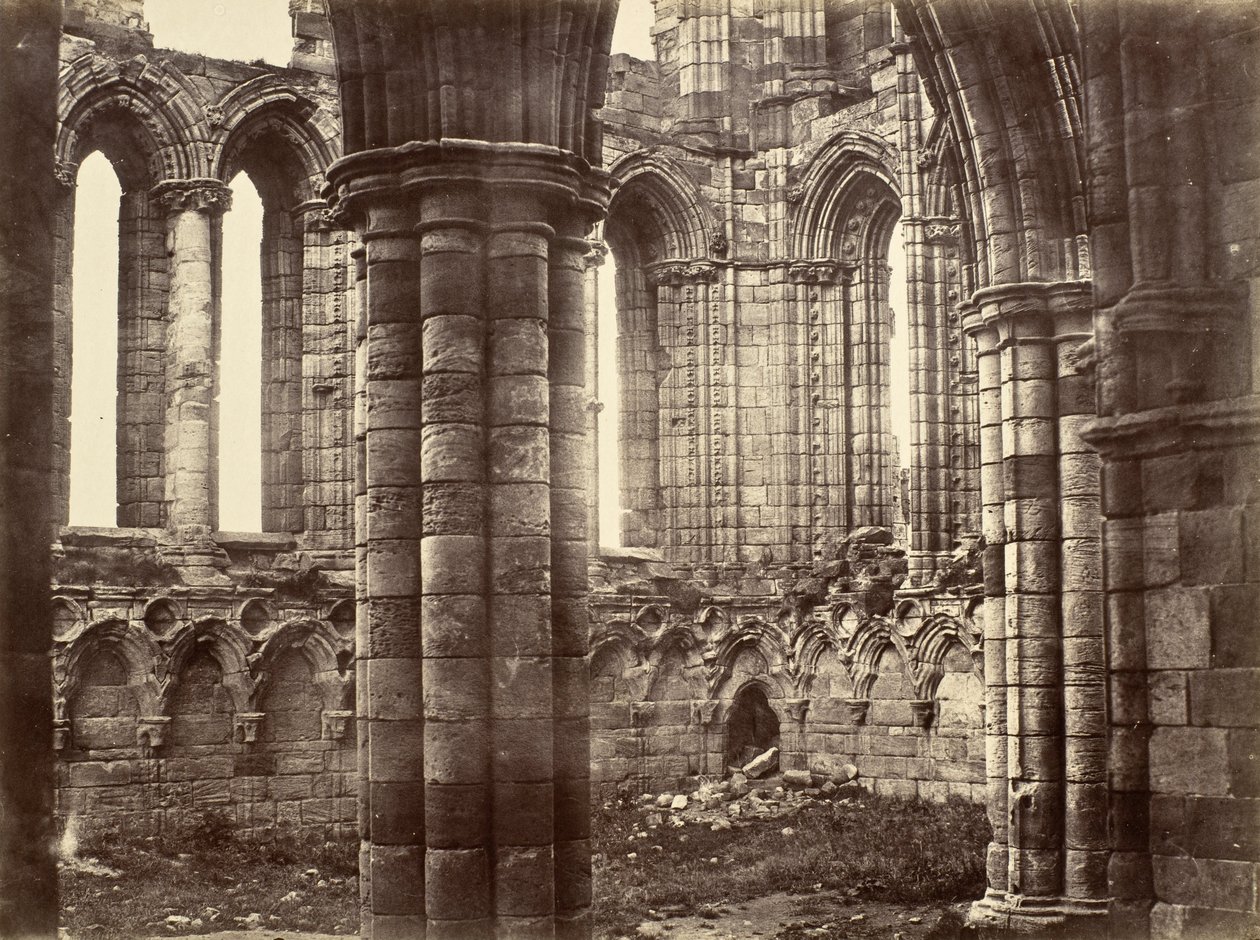 Opatství Whitby, Yorkshire, North Transept od Benjamin Brecknell Turner