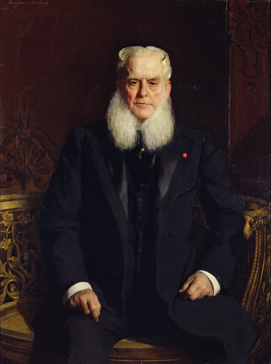 Portrét Alfreda Chaucharda (1821-1909) 1896 od Jean Joseph Benjamin Constant
