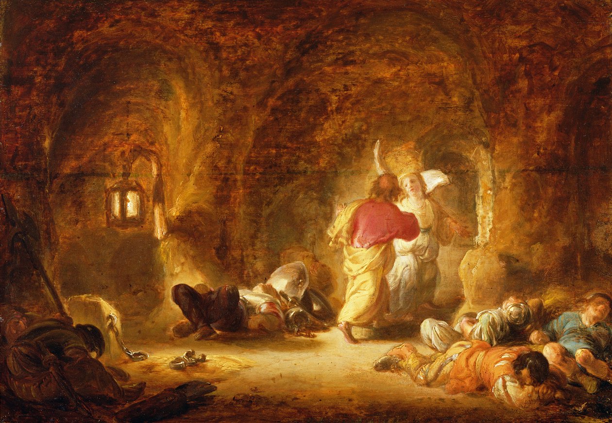 Osvobození svatého Petra od Benjamin Gerritsz. Cuyp